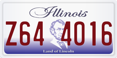 IL license plate Z644016