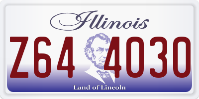 IL license plate Z644030