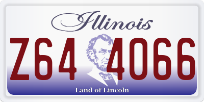 IL license plate Z644066