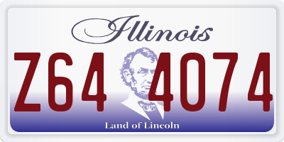 IL license plate Z644074