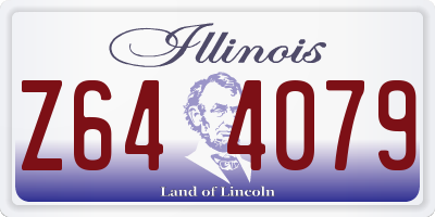 IL license plate Z644079
