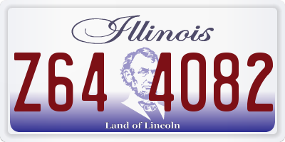 IL license plate Z644082