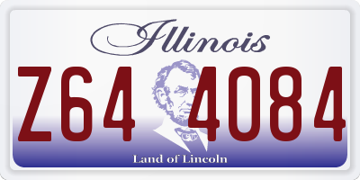 IL license plate Z644084