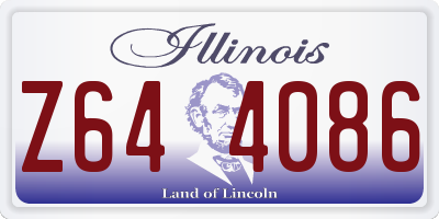 IL license plate Z644086