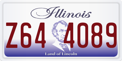 IL license plate Z644089