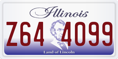 IL license plate Z644099