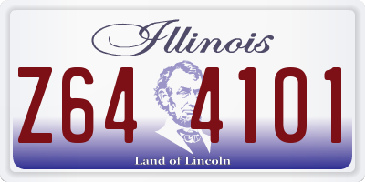 IL license plate Z644101