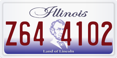 IL license plate Z644102