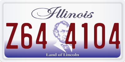 IL license plate Z644104