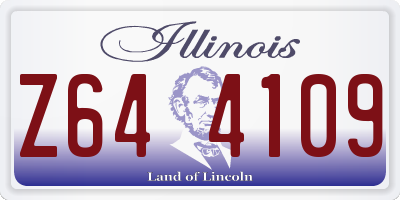 IL license plate Z644109