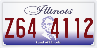 IL license plate Z644112