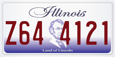 IL license plate Z644121