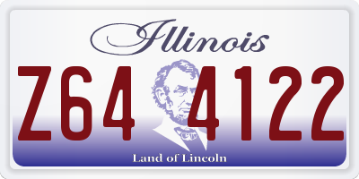IL license plate Z644122