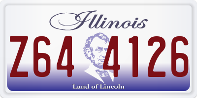 IL license plate Z644126