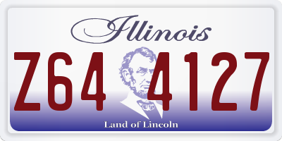 IL license plate Z644127