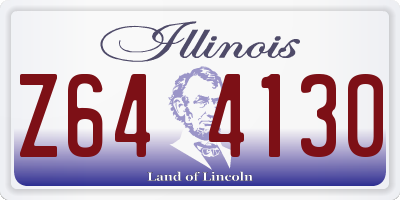 IL license plate Z644130