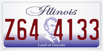 IL license plate Z644133