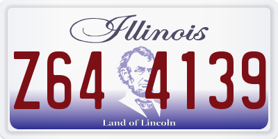 IL license plate Z644139