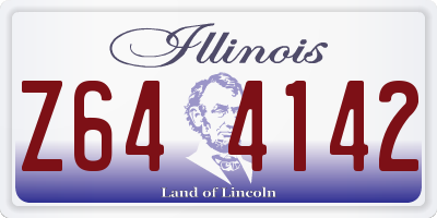 IL license plate Z644142