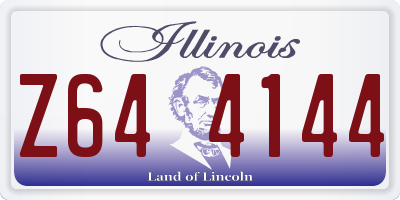 IL license plate Z644144