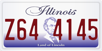 IL license plate Z644145