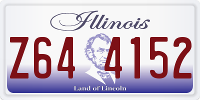 IL license plate Z644152