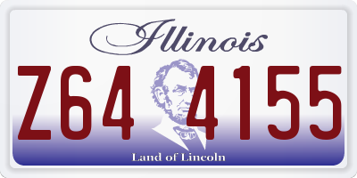 IL license plate Z644155