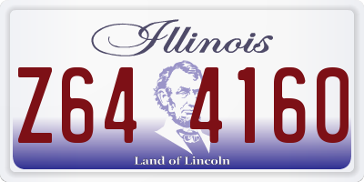 IL license plate Z644160