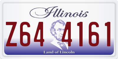 IL license plate Z644161