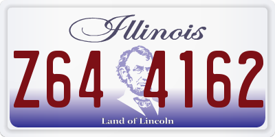 IL license plate Z644162