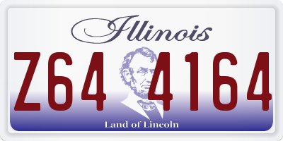 IL license plate Z644164