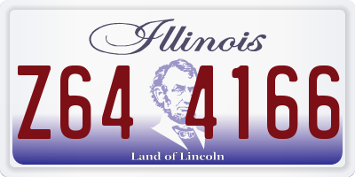 IL license plate Z644166