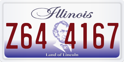IL license plate Z644167