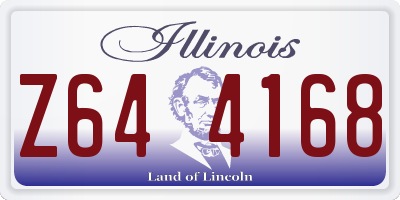 IL license plate Z644168