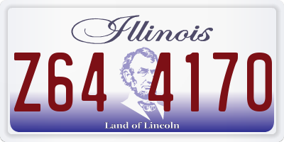 IL license plate Z644170