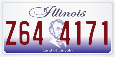 IL license plate Z644171