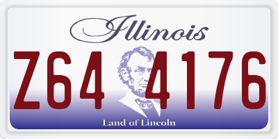 IL license plate Z644176