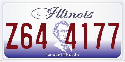 IL license plate Z644177