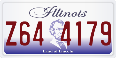 IL license plate Z644179