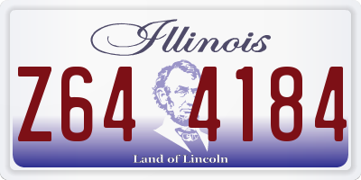 IL license plate Z644184