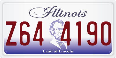 IL license plate Z644190