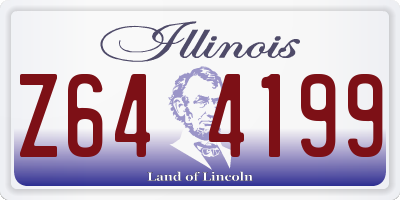 IL license plate Z644199