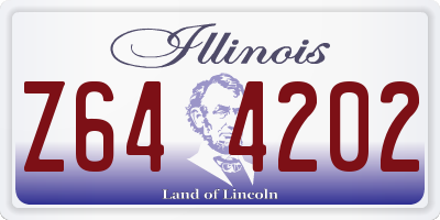IL license plate Z644202