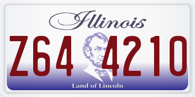 IL license plate Z644210