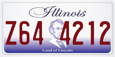 IL license plate Z644212