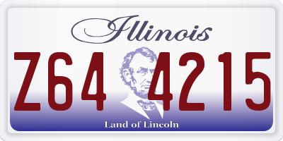 IL license plate Z644215