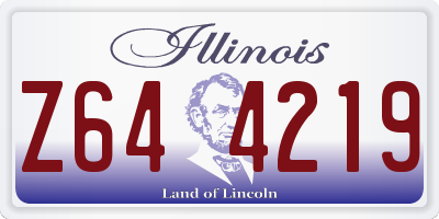 IL license plate Z644219
