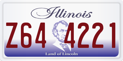 IL license plate Z644221
