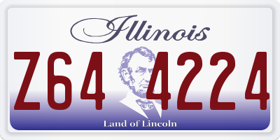 IL license plate Z644224