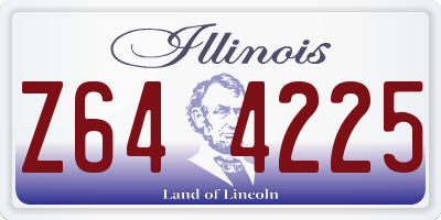 IL license plate Z644225
